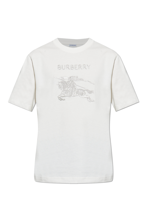 T-shirt with embroidered logo, zdjęcie 1 T-shirt with embroidered logo od Burberry