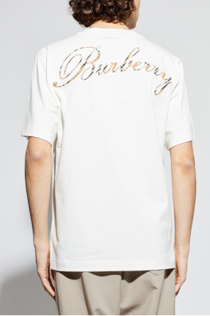 Burberry T-shirt with embroidered logo