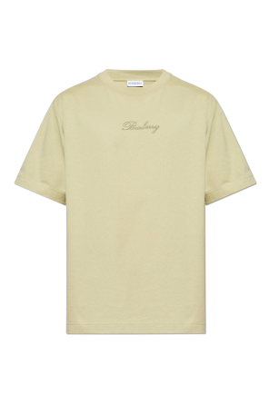 T-shirt with embroidered logo od Burberry