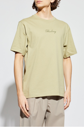 Burberry Camiseta con logo bordado