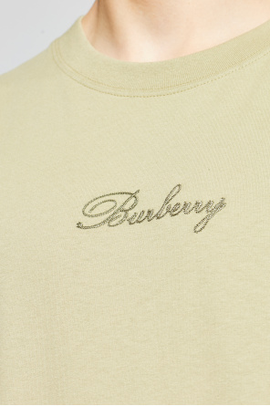 Burberry Camiseta con logo bordado