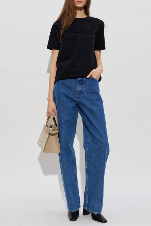 Burberry T-shirt com logótipo