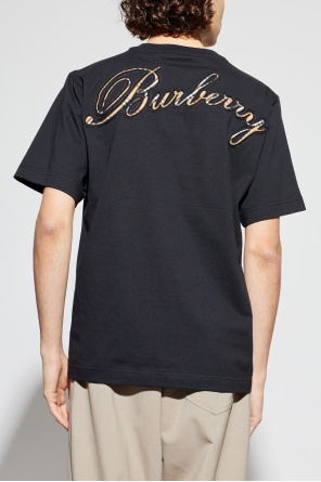 Burberry T-shirt with embroidered logo
