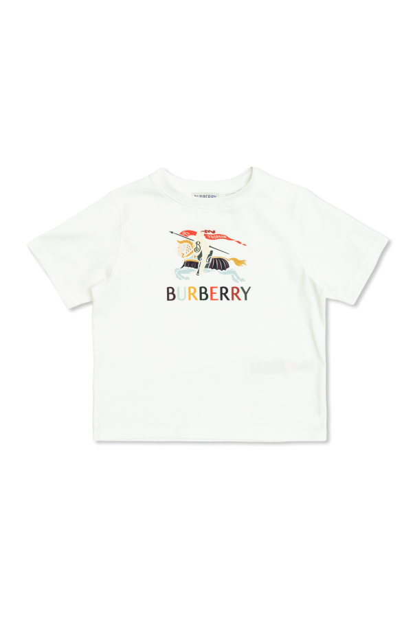 T-shirt with logo od Burberry Kids