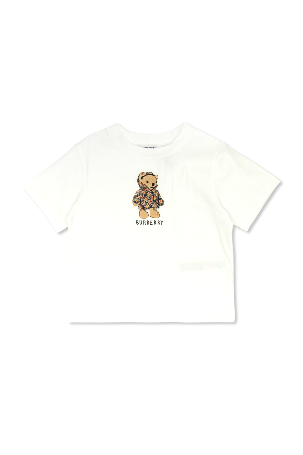 T-shirt with print od Burberry Kids