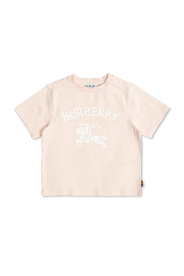 T-shirt with logo od Burberry Kids