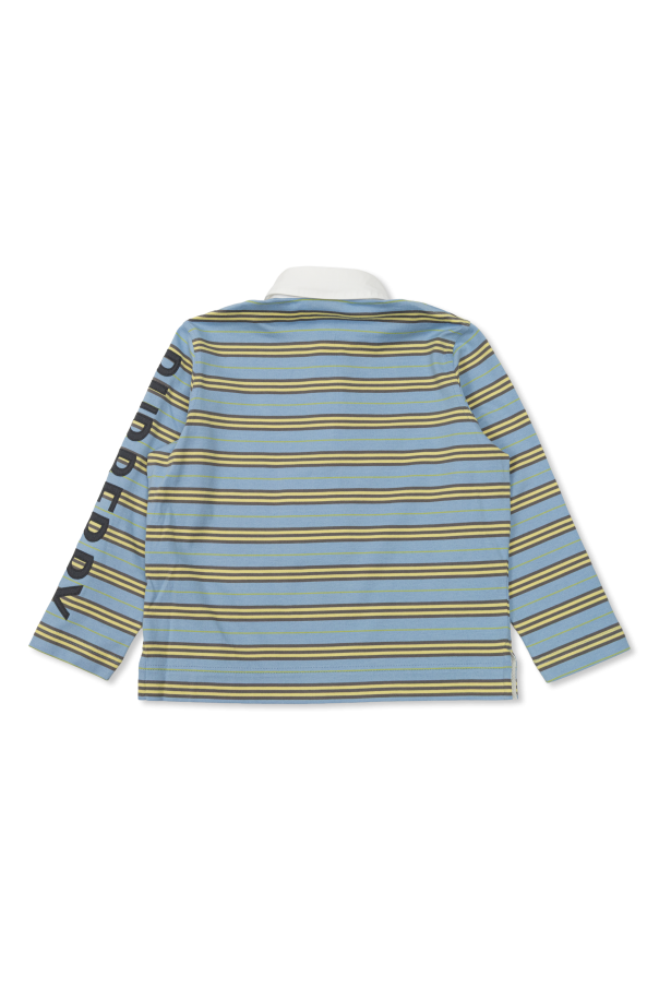 Burberry Kids Polo z długimi rękawami
