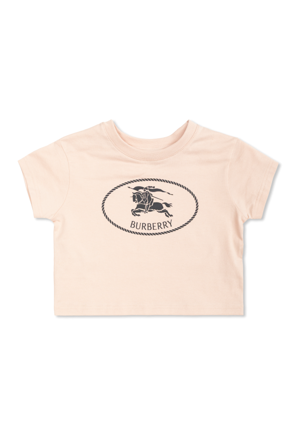 T-shirt with logo od Burberry Kids