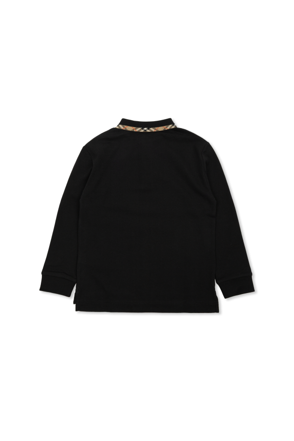 Burberry Kids Polo z długimi rękawami