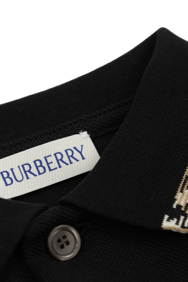 Burberry Kids Polo z długimi rękawami