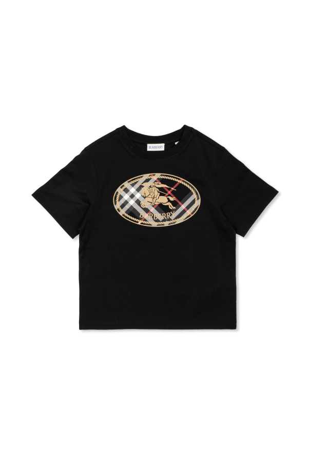 T-shirt with logo od Burberry Kids