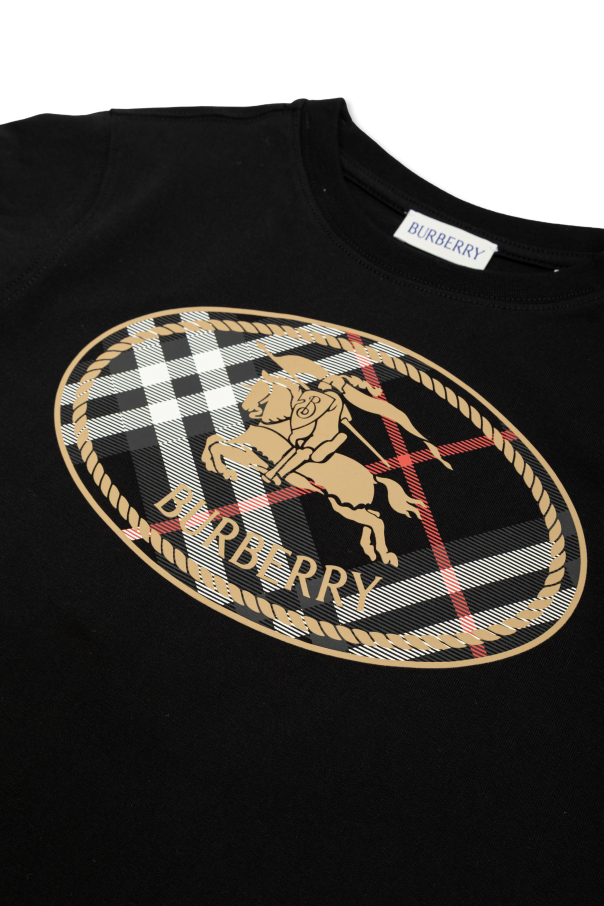 Burberry Kids T-shirt com logótipo