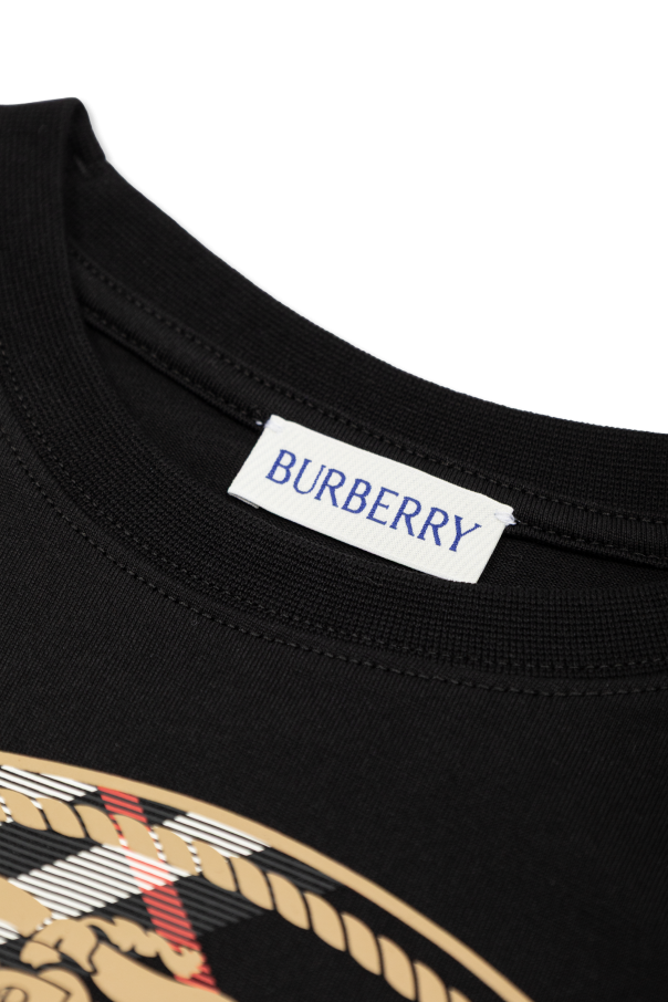 Burberry Kids T-shirt com logótipo