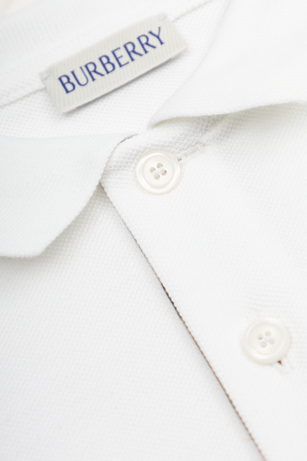 Burberry Kids Logo polo shirt
