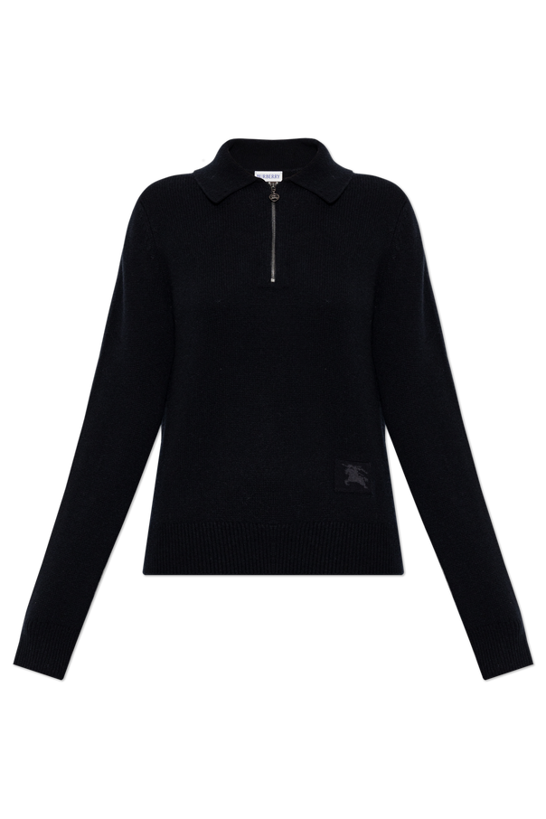Cashmere polo sweater with long sleeves od Burberry