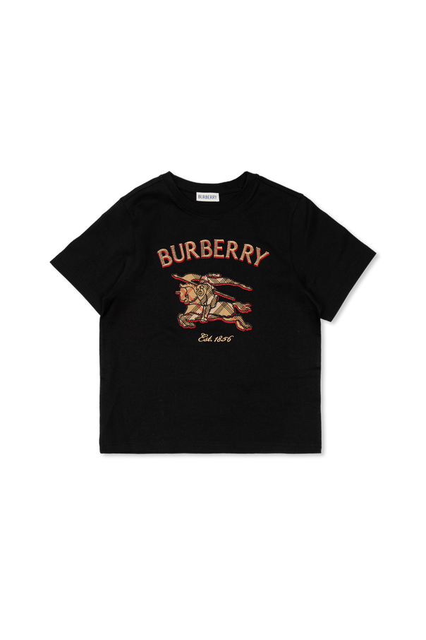 Logo t-shirt od Burberry Kids