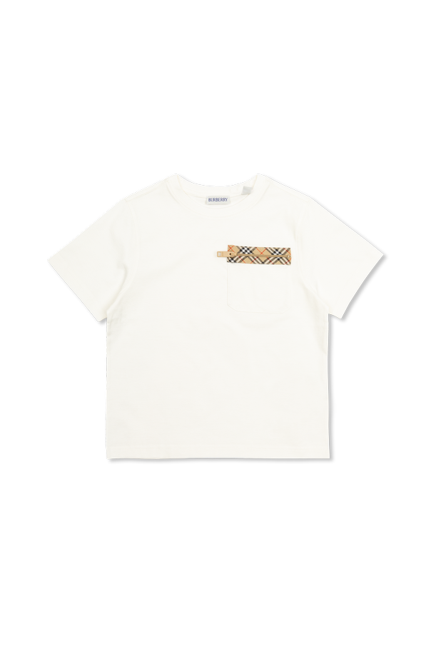 T-shirt with Pocket od Burberry Kids