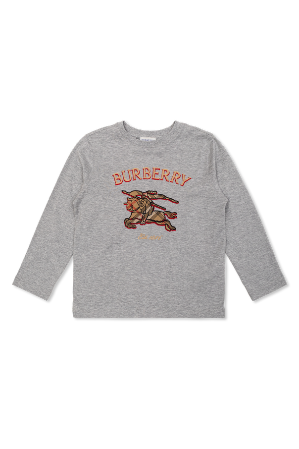 Logo t-shirt od Burberry Kids
