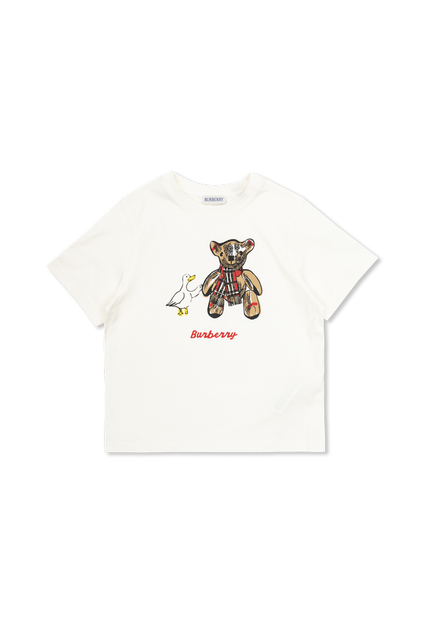 T-shirt with logo od Burberry Kids