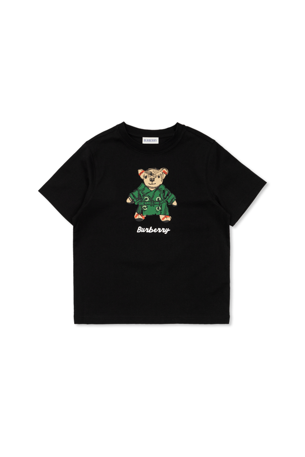 Logo t-shirt od Burberry Kids