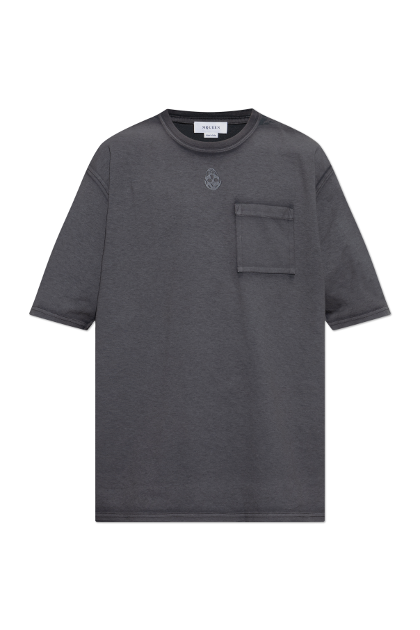 Alexander McQueen Camiseta con logo