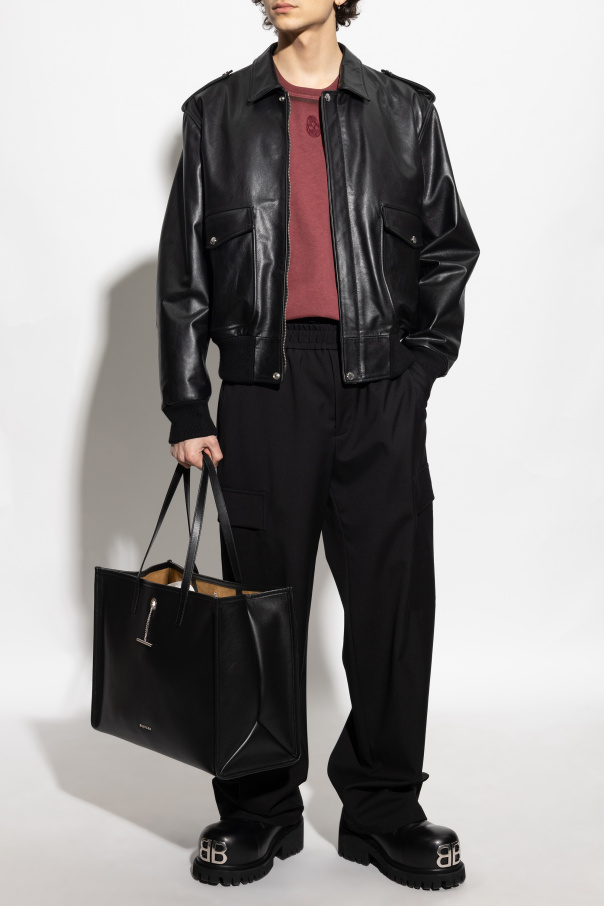 Alexander McQueen T-Shirt mit Tasche