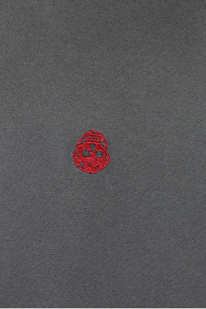 Alexander McQueen Cotton polo with embroidered logo