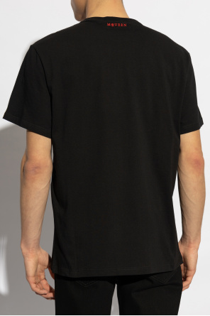 Alexander McQueen T-shirt z nadrukiem