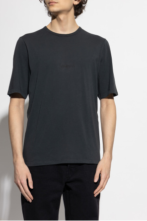 Saint Laurent Cotton t-shirt with embroidered logo