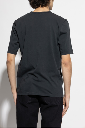 Saint Laurent Cotton t-shirt with embroidered logo