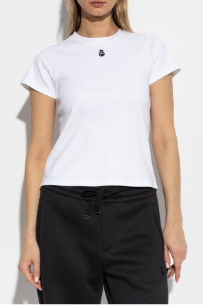 Alexander McQueen Camiseta con bordado