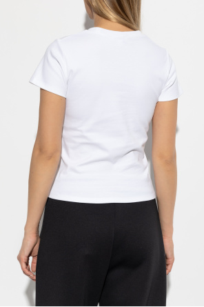 Alexander McQueen Camiseta con bordado