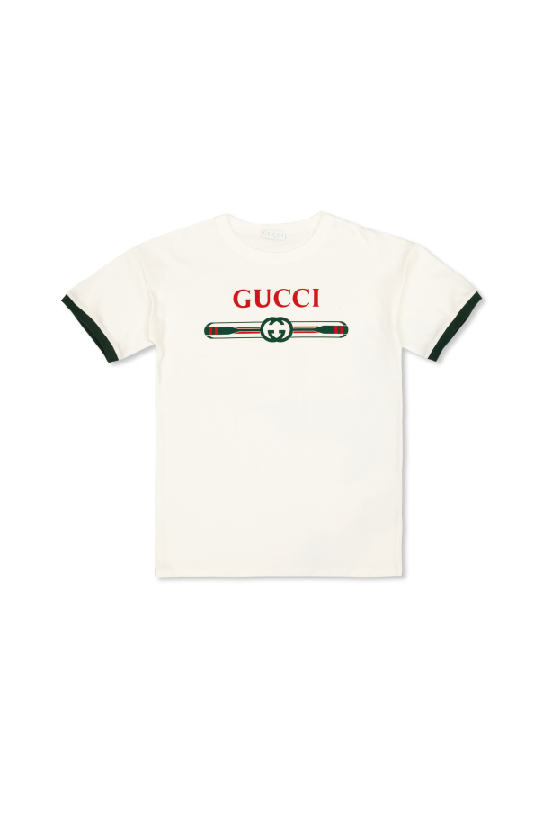 T-shirt with printed logo, zdjęcie 1 T-shirt with printed logo od Gucci Kids