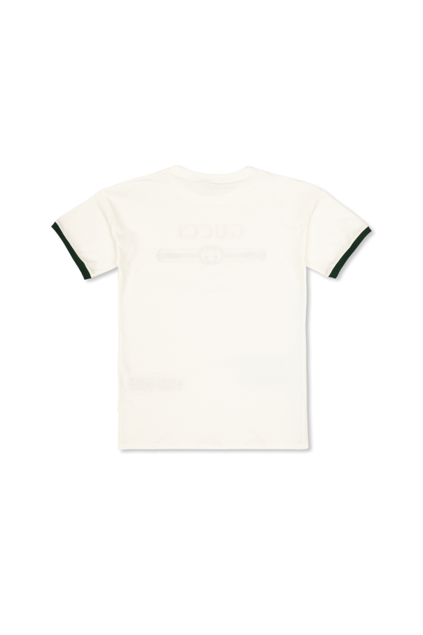 Gucci Kids T-Shirt mit aufgedrucktem Logo