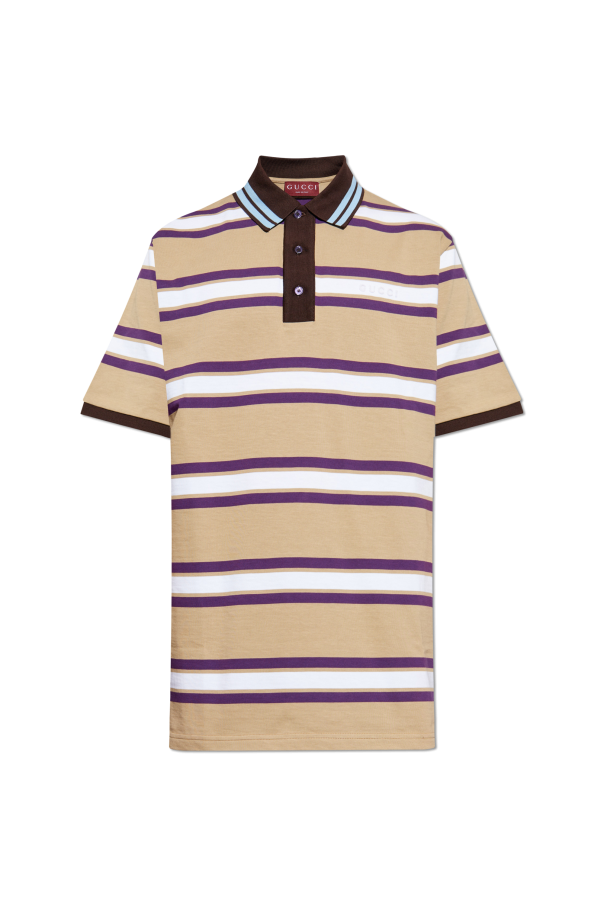Gucci Polo mit Streifenmuster