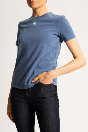 Tory Burch Logo-embroidered T-shirt