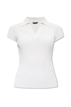 Prążkowane polo