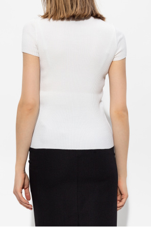 Balenciaga Polo acanalado