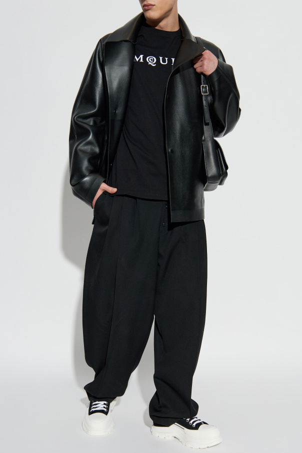 Alexander McQueen Camiseta con logo