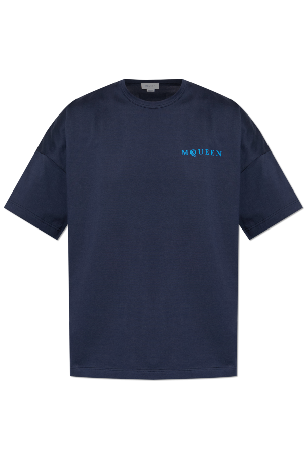 T-shirt with printed logo od Alexander McQueen