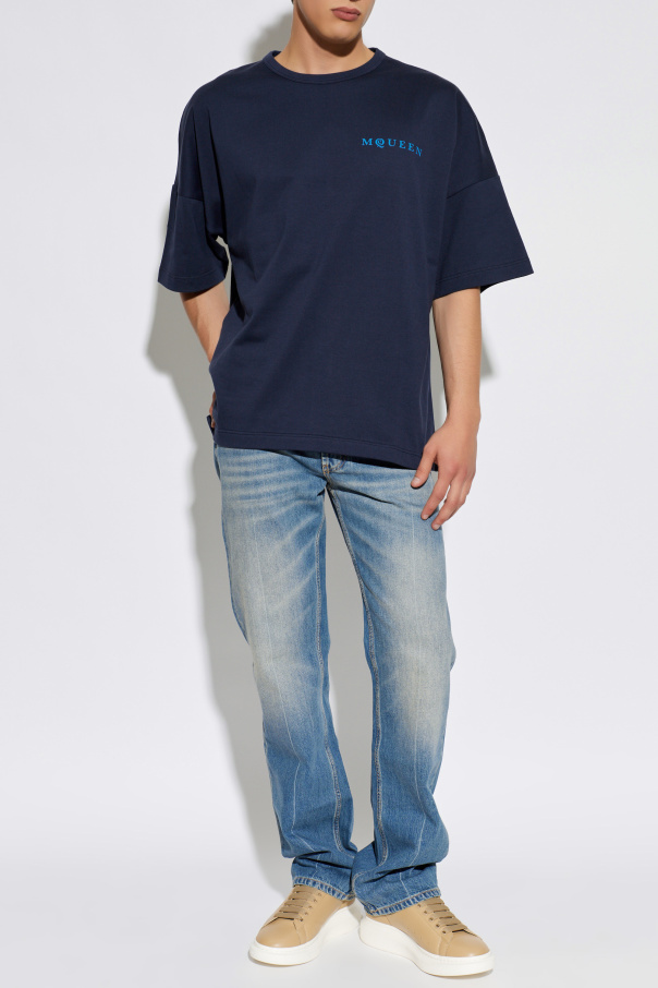 Alexander McQueen T-shirt with printed logo