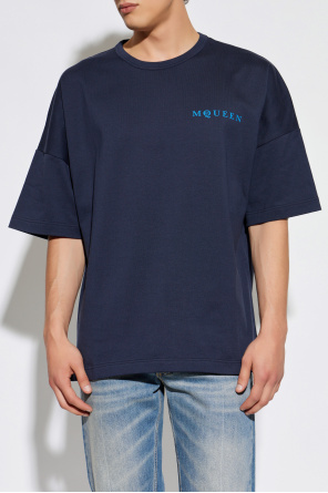 Alexander McQueen T-shirt with printed logo