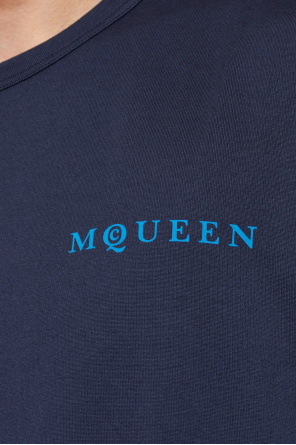 Alexander McQueen T-shirt with printed logo