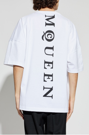 Alexander McQueen Camiseta con logo