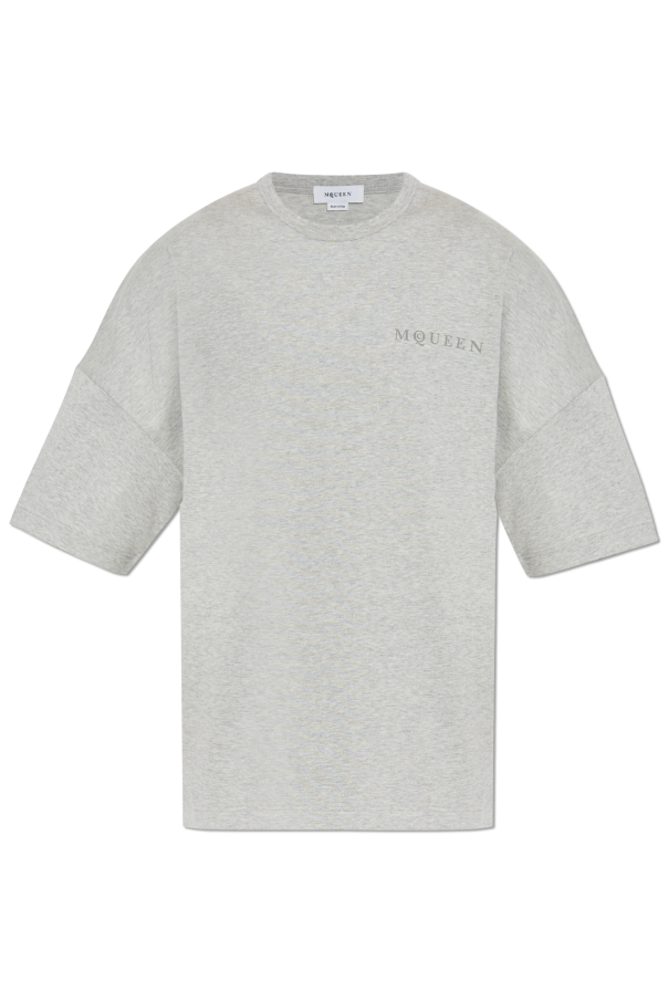 T-shirt with printed logo od Alexander McQueen