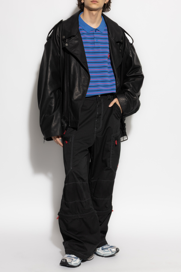 Balenciaga Polo mit vintage-Effekt