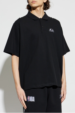 Balenciaga Polo con logo bordado