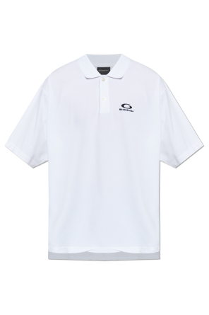 Polo with embroidered logo