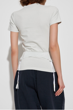 Balenciaga T-shirt with lace insert