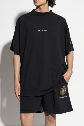 Balenciaga Camiseta con parche en la manga